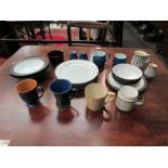 A selection of Denby table wares