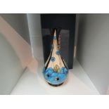 A Moorcroft Rennie Rose pattern vase, designed by Rachel Bishop, 23cm tall, boxed