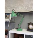 An anglepoise style lamp