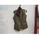 A Ryedale Country Clothing tweed riding gilet, size 34