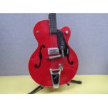 A Gretsch G6119-1959 'Chet Atkins' Tennessee Rose semi-acoustic guitar with single TV Jones