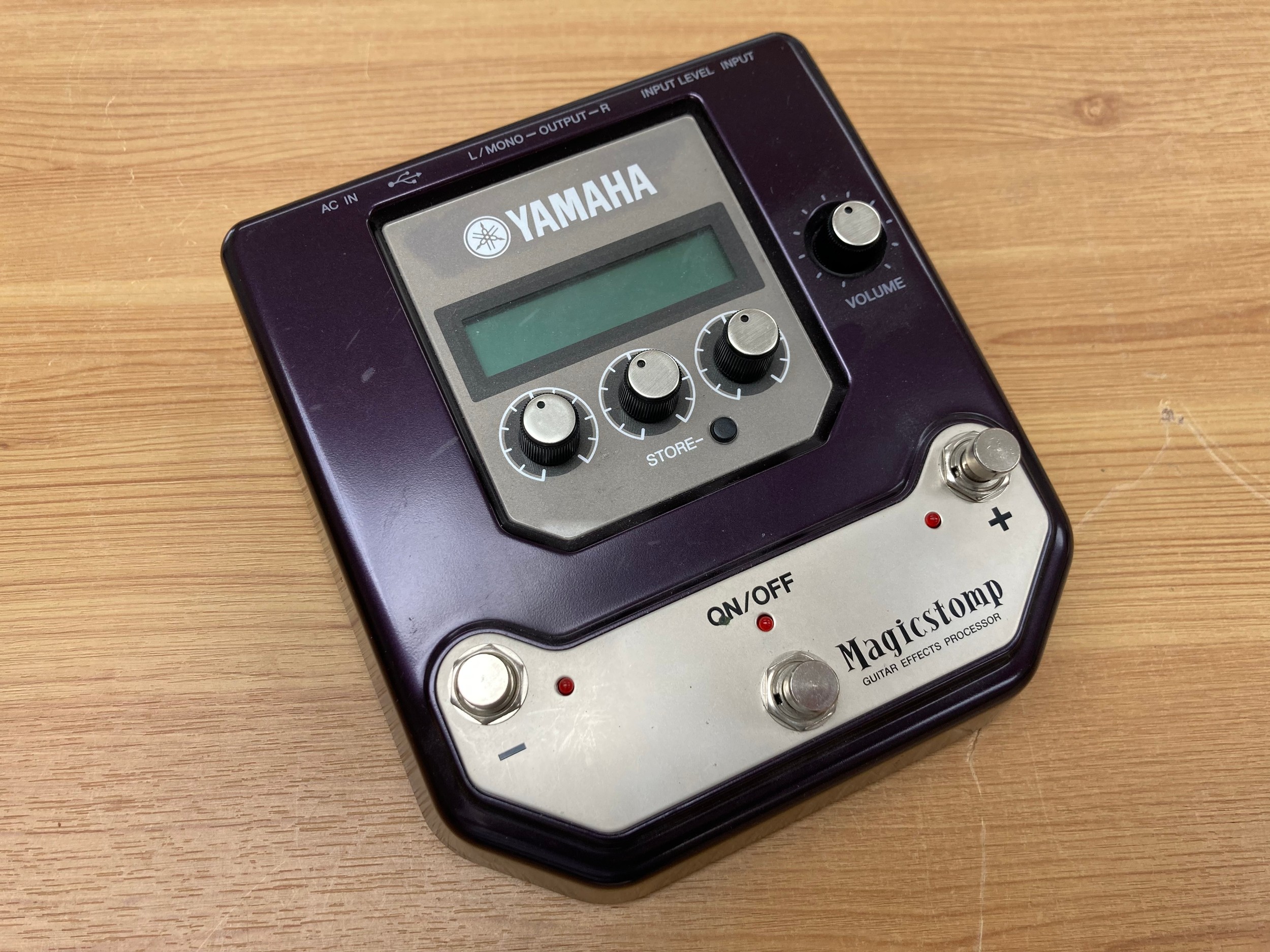 A Yamaha Magic Stomp - Effects Processor with power supply, USB lead, instruction manual, software