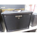 A Boss Katana-50 Combo amplifier with built-in effects