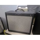 A Fender Blues Junior III electric guitar amplifier