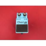 A Boss CE-2 Chorus guitar effects pedal