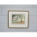 CHRIS FORSEY (XX/XXI) Two framed and glazed watercolours, 'The Green, Abinger Hammer'. Signed bottom