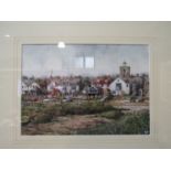 R. SIGER: A watercolour and ink "Wivenhoe" signed lower right, framed and glazed, 21.5cm x 30.5cm