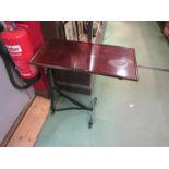 A 1930's folding bed table, a/f