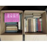 Three boxes of poetry etc, including John Masefield, Edward Thomas, 'The Faith of an Artist',