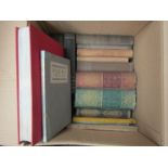 Four boxes of mainly literature and mixed books including Mrs Malesworth