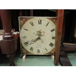 An R. Cole of Cornhill, Ipswich long case clock movement with pendulum