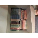 A box of natural history colour plate books including Lloyd's Natural History, 3 assorted volumes by