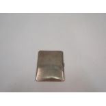 A Goldsmiths & Silversmiths of London silver cigarette case, engine-turned casing, London