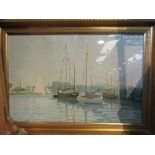 A Claude Monet print entitled Aux De Plaisance, framed and glazed, 40cm x 60cm