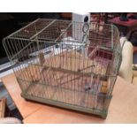 A 1950's bird cage