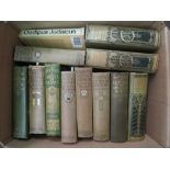 A box of mixed books, including 11 assorted volumes Myth & Legend series, published by Gresham