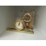 A West German anniversary clock and LC Quartz clock