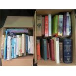 Four boxes of mixed books, including natural history etc