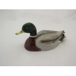 A Beswick Peter Scott Mallard, No. 1518-2. 13cm long x 6cm high (Hairline arround neck)