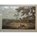 A pair of hunting prints entitled "Partridge Shooting II" and "Partridge Shooting I", framed and