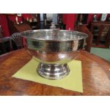 A large hammered stainless steel wine/champagne bucket, 37cm diameter