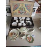 A boxed 'The Fairy Tea Set' dolls tea service c.1910, comprising eleven pieces for four settings,