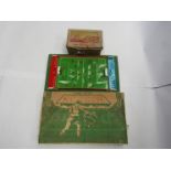 A mid-Century 'Mettype Junior' toy typewriter and Chad Valley Soccer set, both boxed (2)