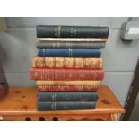 Ten various volumes relating to Norfolk