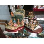 A Border Fine Arts Limited Edition Beatrix Potter Tableau "The tale of Ginger and Pickles" with