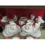 A Buchan (Portobello, Scotland) stoneware part dinner service