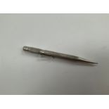 A Sampson and Morden silver propelling pencil, engraved 'From Me To You'