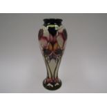 A Moorcroft Emma pattern vase designed by Emma Bossons 300/500, 28cm tall, boxed