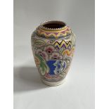 A Carter Stabler Adams Poole pottery vase designed by Trudy Carter, impressed mark to base, 25cm