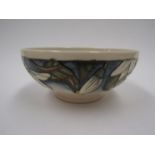 A Moorcroft Juneberry pattern bowl, designed by Anji Davenport, 3.11.01, 16cm diameter, boxed