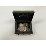 A collection of silver content British coinage