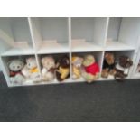 Twelve Giorgio teddy bears