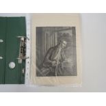 An A4 size loose leaf album containing 63 illustrations of paintings by the leading British