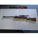 A Gamo air rifle .22 calibre S/N 1582634 with scope