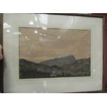 Griffith Robert Poyntz Llewellyn (1886-1972), a pair of watercolours of Welsh mountain landscapes