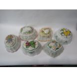 A set of six Franklin Mint 'Le Cordon Bleu' jelly moulds