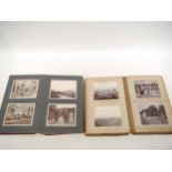 W.G. Grace (1848-1915), two snapshot photograph albums c.1903-1911 containing several images of W.G.