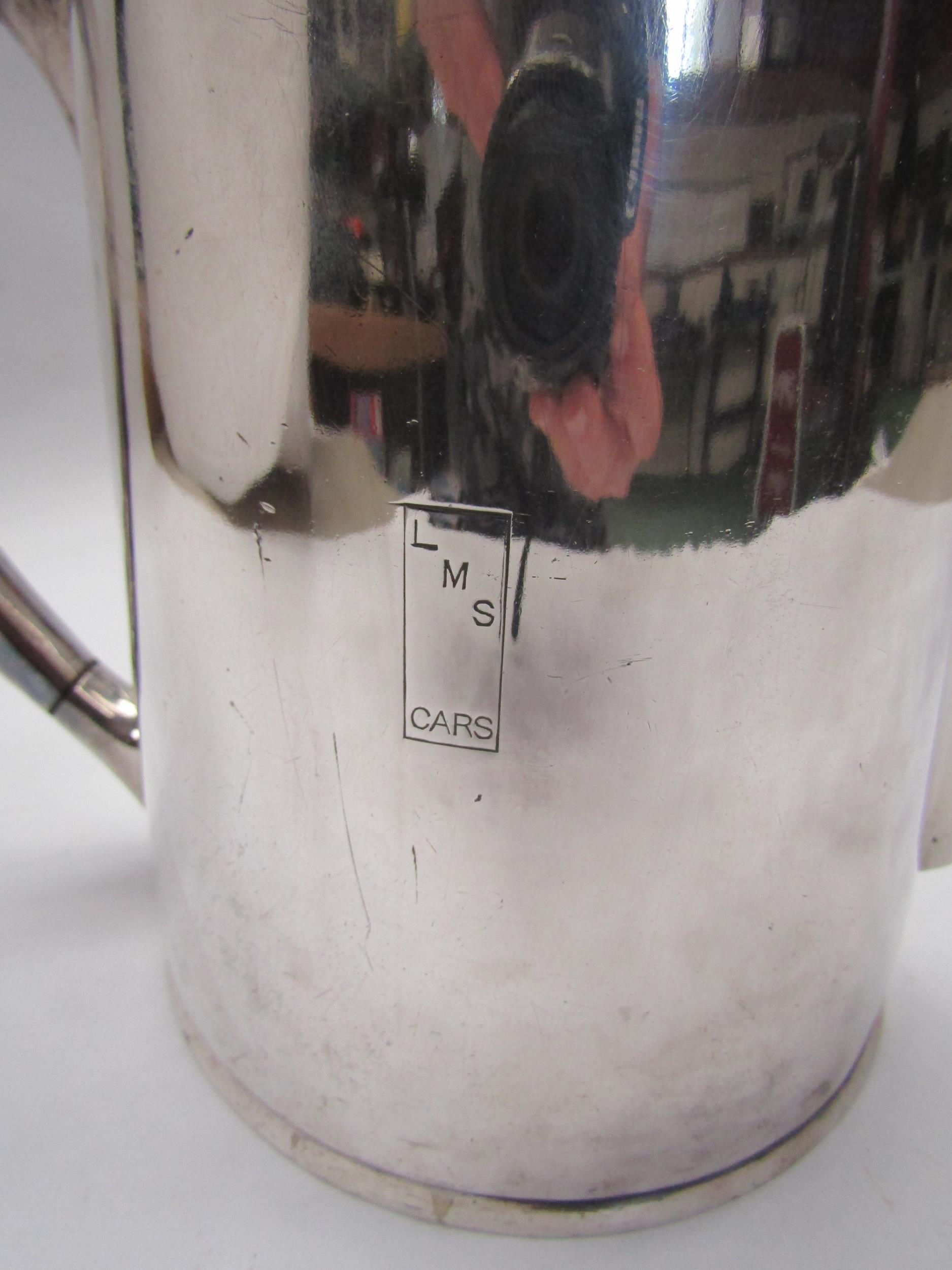 A Gladwin Ltd Sheffield Plated LMS 4 pint lidded jug - Image 2 of 2