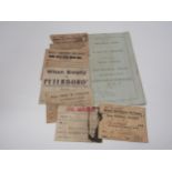 A quantity of GNR and GER wagon labels and a GER Scale of Charges book
