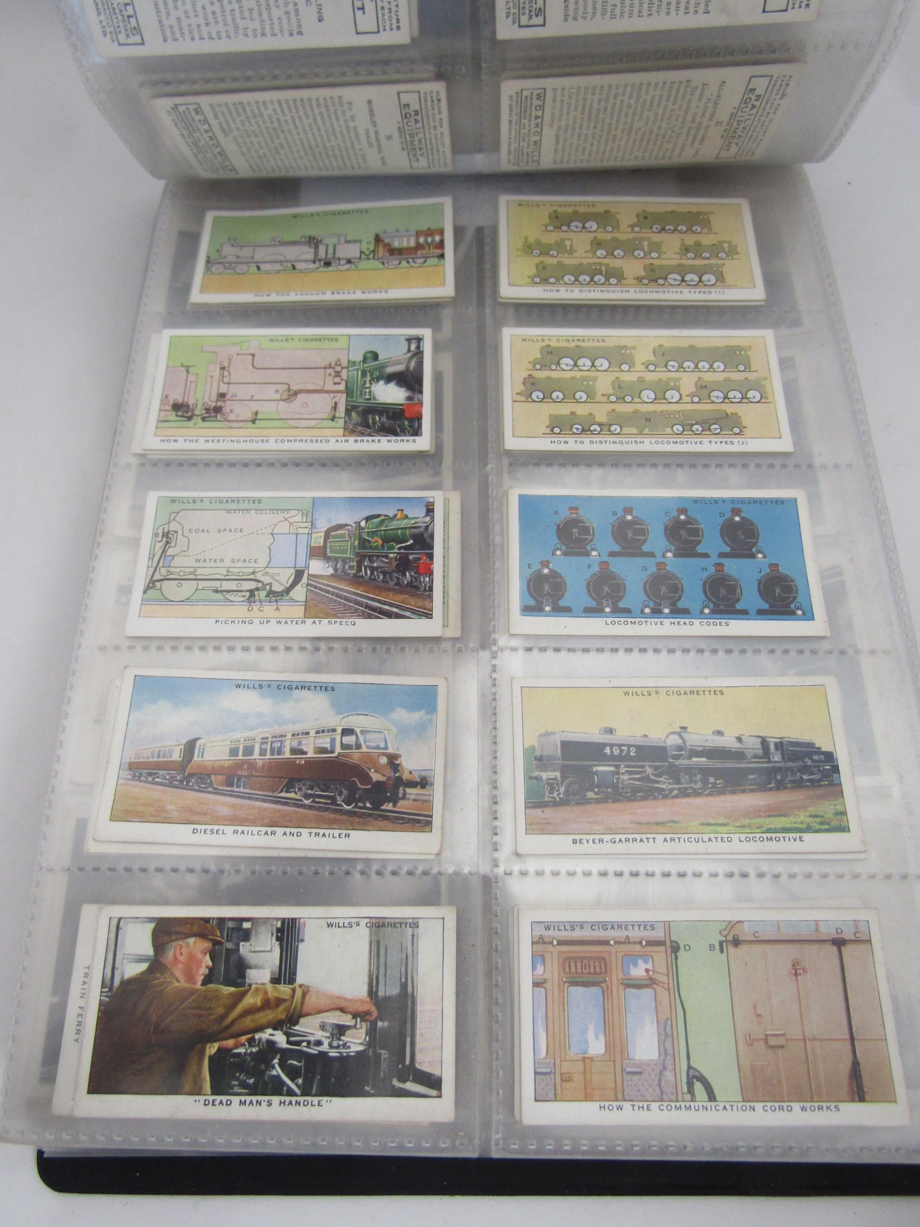 A quantity of Railway cigarette cards in album, includes several complete sets plus some odds - Image 2 of 3