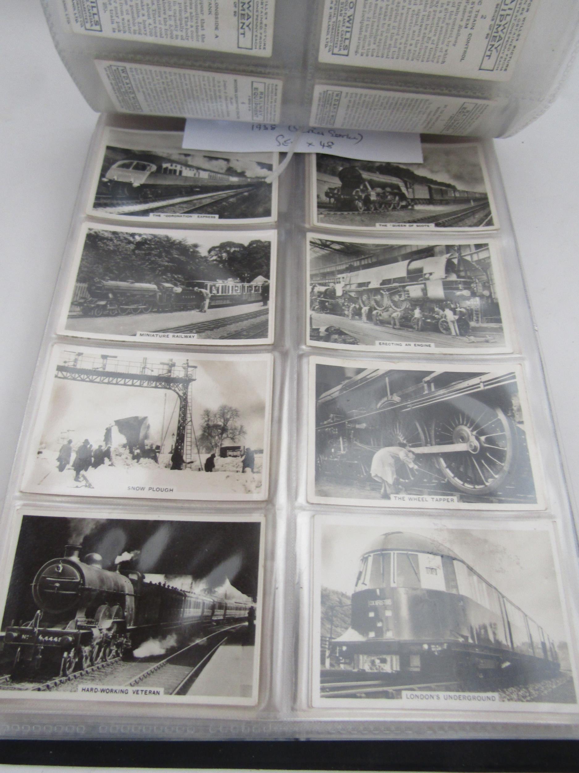A quantity of Railway cigarette cards in album, includes several complete sets plus some odds - Image 3 of 3