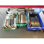 Three boxes of militaria books