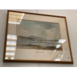 ARTHUR E. DAVIES (1893-1988) A framed and glazed watercolour ‘Bala Lake, North Wales’. Signed bottom