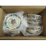 A box containing a small quantity of Masons ceramics