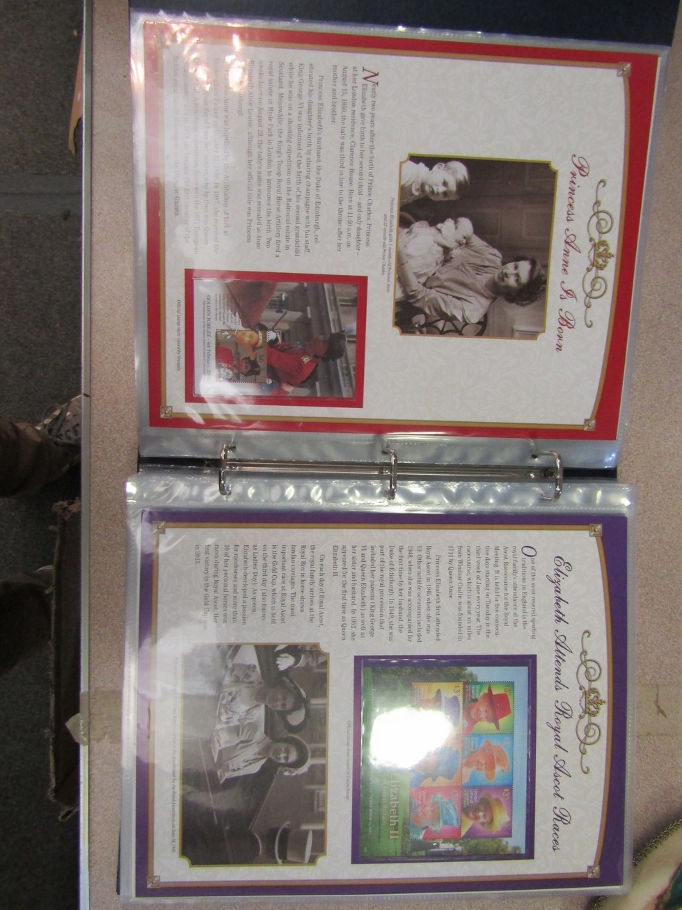A large presentation album- Queen Elizabeth II International stamp collection etc - Image 2 of 3