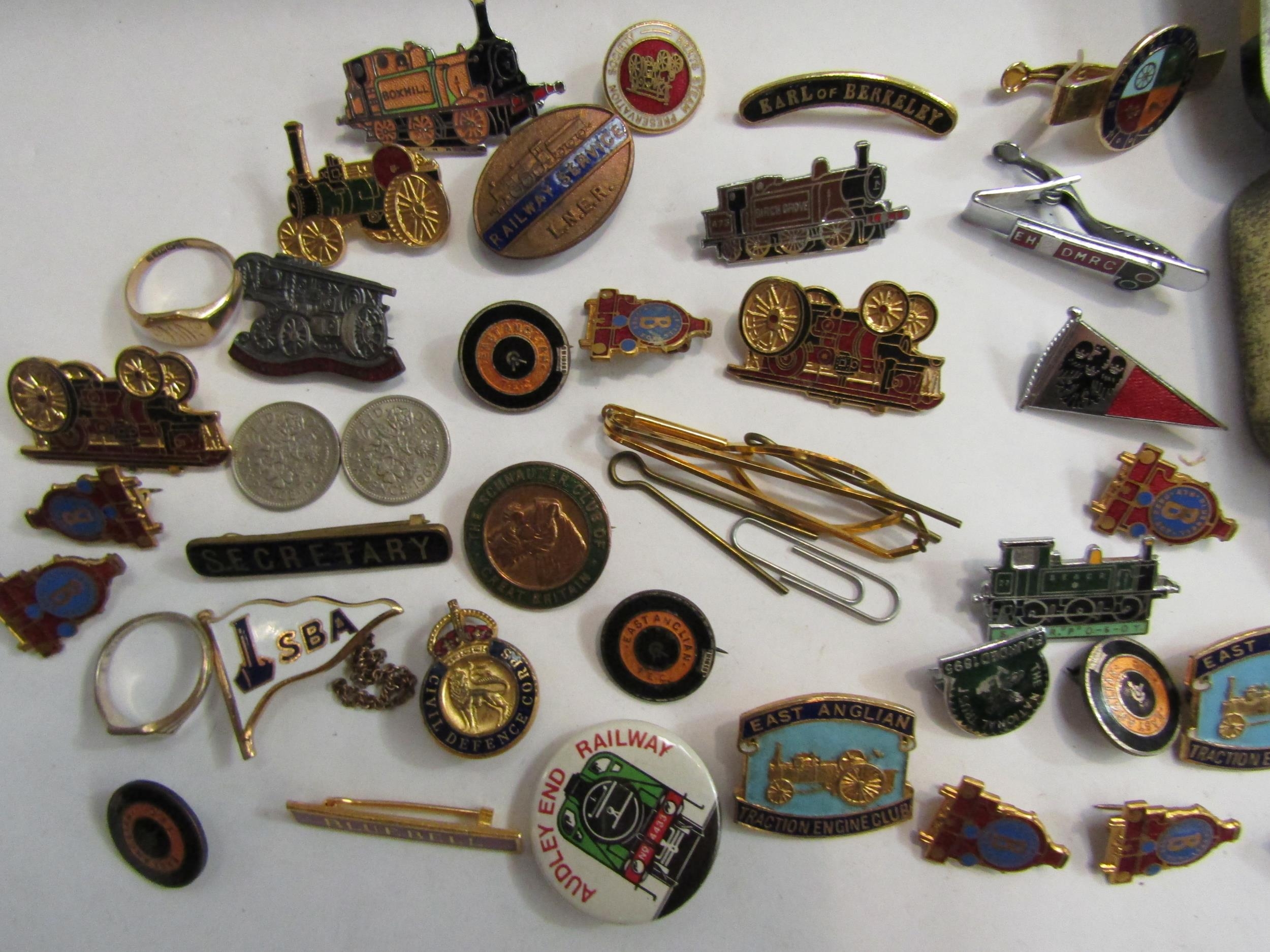 A collection of badges including Railway and Military - Image 2 of 3